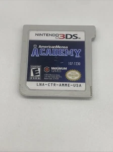 American Mensa Academy (Nintendo 3DS) Cartridge - Picture 1 of 2