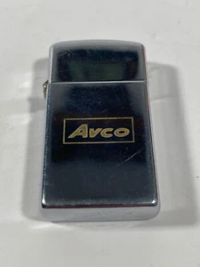 VTG Bell Helicopter Textron AVCO Advertising Zippo Slim Mini Lighter 1965 - USED - Picture 1 of 3