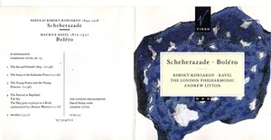 Nikolai Rimsky-Korsakov Scheherazade /Ravel Boléro Virgo VJ791470-2 - Bild 1 von 1