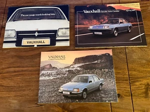 Vauxhall Range Prospekt Sammlung 1981 bis 1982, Restposten, UK Ausgaben - 3 Artikel 06 - Bild 1 von 1