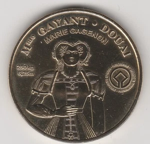 A -- 2010 TOKEN MEDAILLE MONNAIE DE PARIS -- 59 500 N°1 MME GAYANT GEANTS DOUAI - Picture 1 of 2