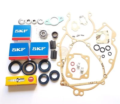 Kit revisione motore Ape 50 guarnizioni cuscinetti differenziale candela Piaggio - Immagine 1 di 3