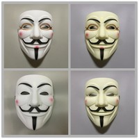 V for Vendetta Full Face Mask Guy Fawkes Anonymous Mask Halloween Cosplay Prop