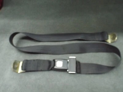 Black 58" Seat Lap Belt Van Truck Camper RV Bus Ford Chevrolet Dodge GMC Chevy B - Image 1 of 4