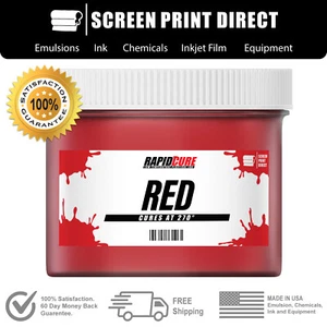 Red - Low Temperature Cure Plastisol Ink For Screen Printing - 5 Gallon - Picture 1 of 6