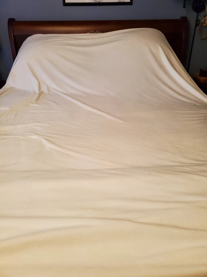 Edredón Pottery Barn Kids 100 % poliéster doble marfil ¡NUEVO SIN ETIQUETAS suave como la mantequilla! Foto 1 de 4