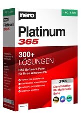 Nero Platinum 365 - Version 2024 - Jahreslizenz für 1 PC - Download Version