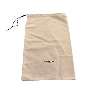 ALAIA Paris Dust Bag Shoes Heels Wallet Storage Cover Drawstring Nude 9” X 13.5” - Bild 1 von 8