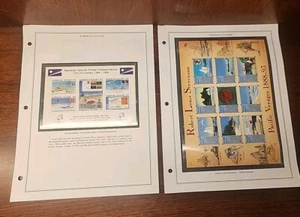 MARSHALL ISLAND STAMPS, 2 SHEETS. - Picture 1 of 3