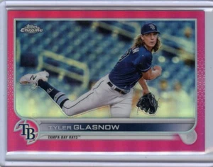 2022 Topps Chrom Magenta Refraktoren #152 Tyler Glasnow Serie #377/399 - Bild 1 von 1