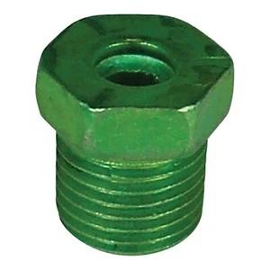 Tuerca de tubo de gran tamaño verde FMSI #3023 - 3/16" x 1/2" - 20 TPI - 9/16" hexagonal - Paquete de 10 - Imagen 1 de 2