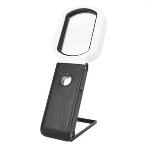 Portable 10X/25X Magnifying Glass Hand-Held Magnifier Zoomer Loupe 7LED 2UV Lamp - Picture 1 of 11