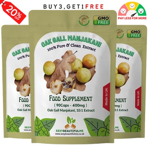"""Cápsulas ""Galla de roble Manjakani"" 400 mg - Endurecimiento vaginal y salud para mujer - Gorras veganas" - Imagen 1 de 5