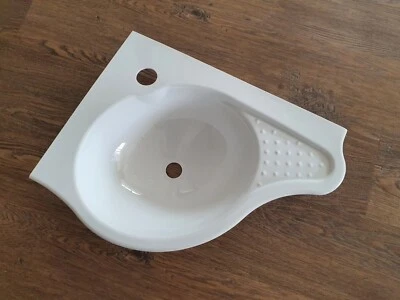 Eckwaschbecken Kunststoff Wohnwagen Wohnmobil Badmöbel 49 x 37 - Bild 1 von 4