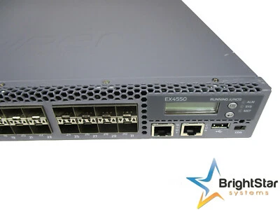 Juniper EX4550-32F-AFO 32-Port 1/10G SFP+ with EX4550-EM-8XSFP EX4550-VC1-128 - Image 1 of 4