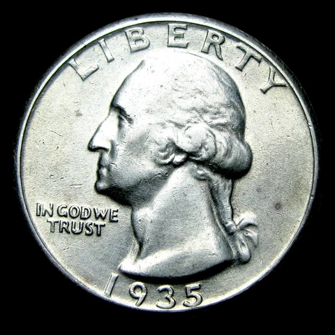 1935-S Washington Quarter Silver ---- Nice Details Coin ---- #TT658 Cover