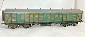 Scratch built wooden luggage van SR GREEN NO.2319 O Gauge 7mm. Used. Weathered - Picture 1 of 10