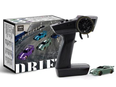 Hi-Tec RC Radio Controlled Turbo Racing Drift Car C62 Green - Image 1 of 3