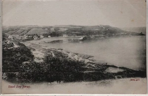OLD POSTCARD JERSEY ROZEL BAY - Picture 1 of 2