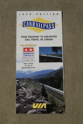 CANRAILPASS - Brochure - 1998 - Image 1 of 3