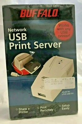 Buffalo Network USB Print Server LPV2-USB-TX1 - Image 1 of 4