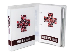 Kit de guardián/organizador de registros médicos familiares, 2 adultos, 3 niños, completamente cerrado - Imagen 1 de 11