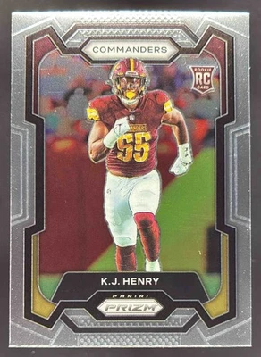 2023 Panini Football Prizm K.J. Henry #400 RC Washington Commanders - Image 1 of 4