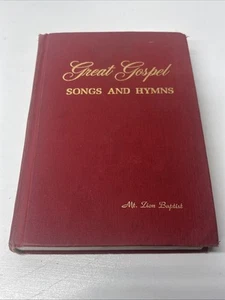 Great Gospel Songs and Hymns Shape Note Only Red Cover HB 1976 - Picture 1 of 15