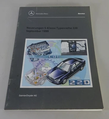 Werkstatthandbuch Einführung Mercedes Benz S-Klasse W220 Stand 09/1999 - Bild 1 von 3