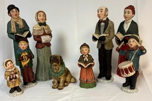 Grandeur Noel Collectors Edition 2003 Porcelain Choir Set 9 Piece Please Read - Picture 1 of 12