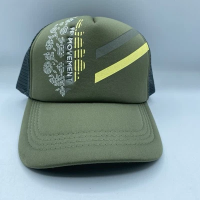 Free People FP Movement Hat Women OSFA Trail Runner Trucker Hat Green Hike NWOT - Image 1 of 4