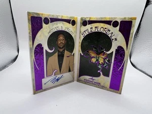 2024 Blatt Geschichtsbuch Popkultur Michael B Jordan signierte Autogrammkarte /10 Sinners - Bild 1 von 7