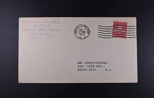 Jun 5 1929 FDC USA Scott # 654-20 Stamp Henry Luhes 1st Cachet VF Cover Edison - Picture 1 of 2