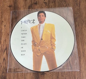 PRINCE . I COULD NEVER TAKE THE PLACE OF YOUR MAN 12”PICTURE DISC - Picture 1 of 5