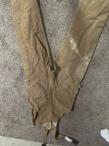 Tuta uomo Carhartt marrone cotone ignifugo sfoderata bavaglino anatra taglia 32/32 - Foto 1 di 13