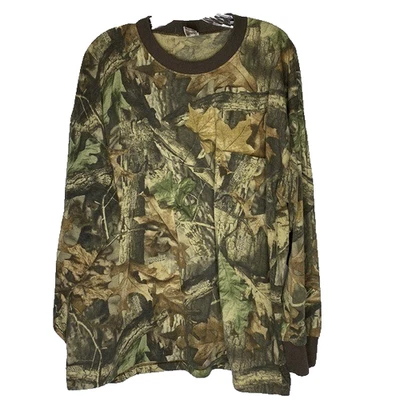 Camisa manga larga vintage Ranger roble camuflada talla 2X años 90 Foto 1 de 4