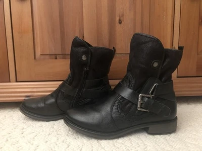 Bare Traps Sutton Women’s (Size: 11M) Black Leather Faux Fur Lined Winter Boots - Image 1 of 4