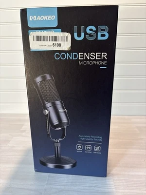 Aokeo AK-60 Professional Condenser Microphone,Music Studio Mic Podcast Recording - Image 1 of 4