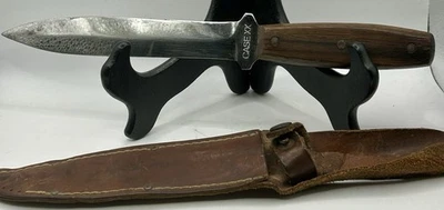 Mid Century CASE XX Double Edged Knife “Pig Sticker” Dagger Org Sheath Preowned - Image 1 of 4