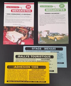 SET x2 Zeitschrift Méhari Club Méhariste Quartalsbulletin Jahr 2000 + x3 Gutscheine - Bild 1 von 7