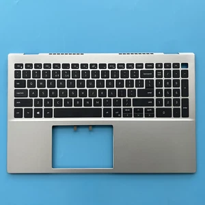 New For Dell Inspiron 15 5501 Palmrest Non-Backlit Keyboard Upper Case 06XCC3 - Picture 1 of 4