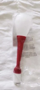 Pampered Chef Barbecue Basting Bottle Brush 1 Cup Red Silicone NEW FREE SHIP - Picture 1 of 3