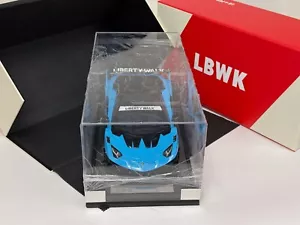 1/18 T&P Lamborghini Aventador Liberty Walk 3.0 Baby Blue on Carbon Base #30 - Picture 1 of 9