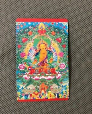 Tibetan Buddhism Buddha Portable Amulet Card Free Delivery - FREE SHIPPING • 1.32$