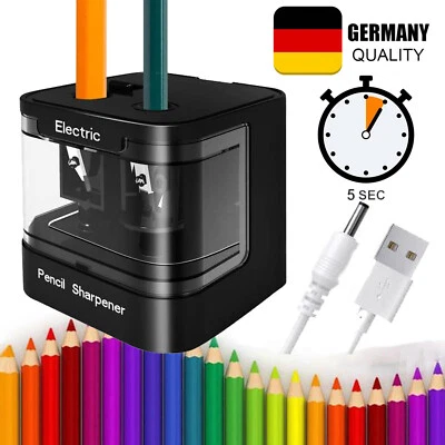 Elektrischer Anspitzer Automatischer Spitzer Bleistiftspitzer Spitzmaschine Büro - Bild 1 von 4