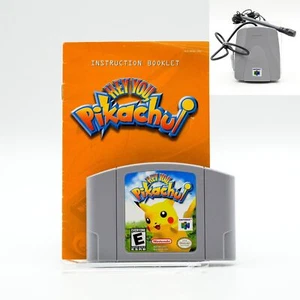 Nintendo N64 Pokemon Hey You, Pikachu! Video Game Microphone Adapter Manual 2000 - Picture 1 of 15