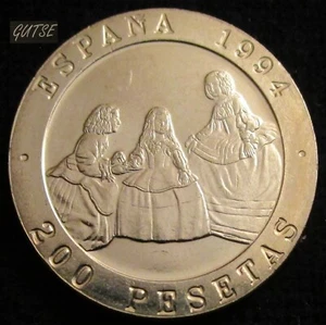 ESPAÑA, JUAN CARLOS I-1, 200 PESETAS 1994, BRILLO ORIGINAL, SIN CIRCULAR. - Imagen 1 de 2