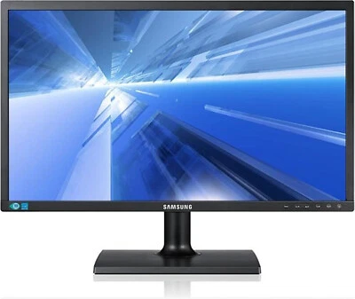 Samsung S24C20KB 23,6-Zoll Monitor TN FHD 1920x1080 DVI VGA 5ms schwarz Gut - Bild 1 von 3