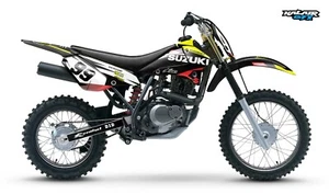 Graphics Decal Kit For Suzuki DRZ125 (2001-2007) DRZ 125 Division Series - Red - Picture 1 of 7