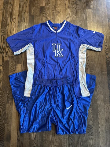 Vintage Nike KENTUCKY WILDCATS Team Issued Shooting Shirt Jacket & Pants Large L Cover